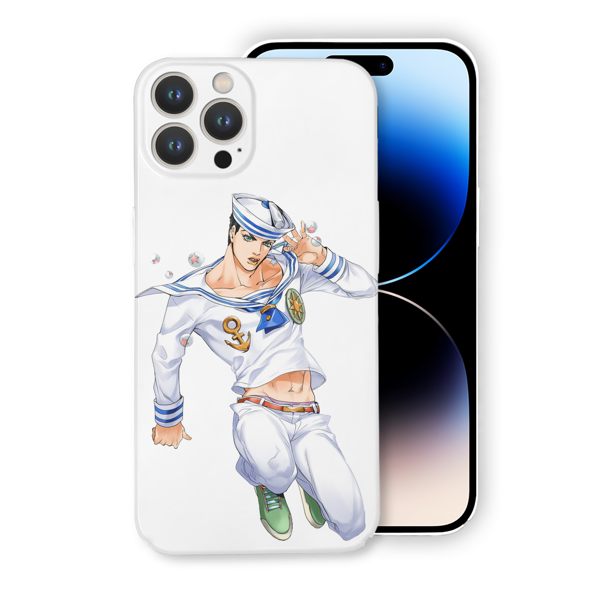 （画像用） ジョジョの奇妙な冒険 東方定助 JoJo's Bizarre Adventure Higashikata Josuke 【iPhone 14シリーズ対応】ハードケース